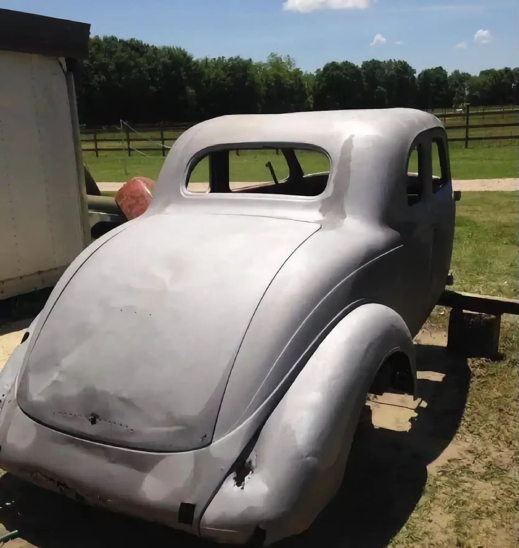 Classic Coupe Body Rust & Paint Removal